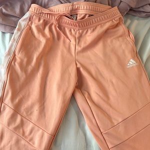 Pink adidas sweats